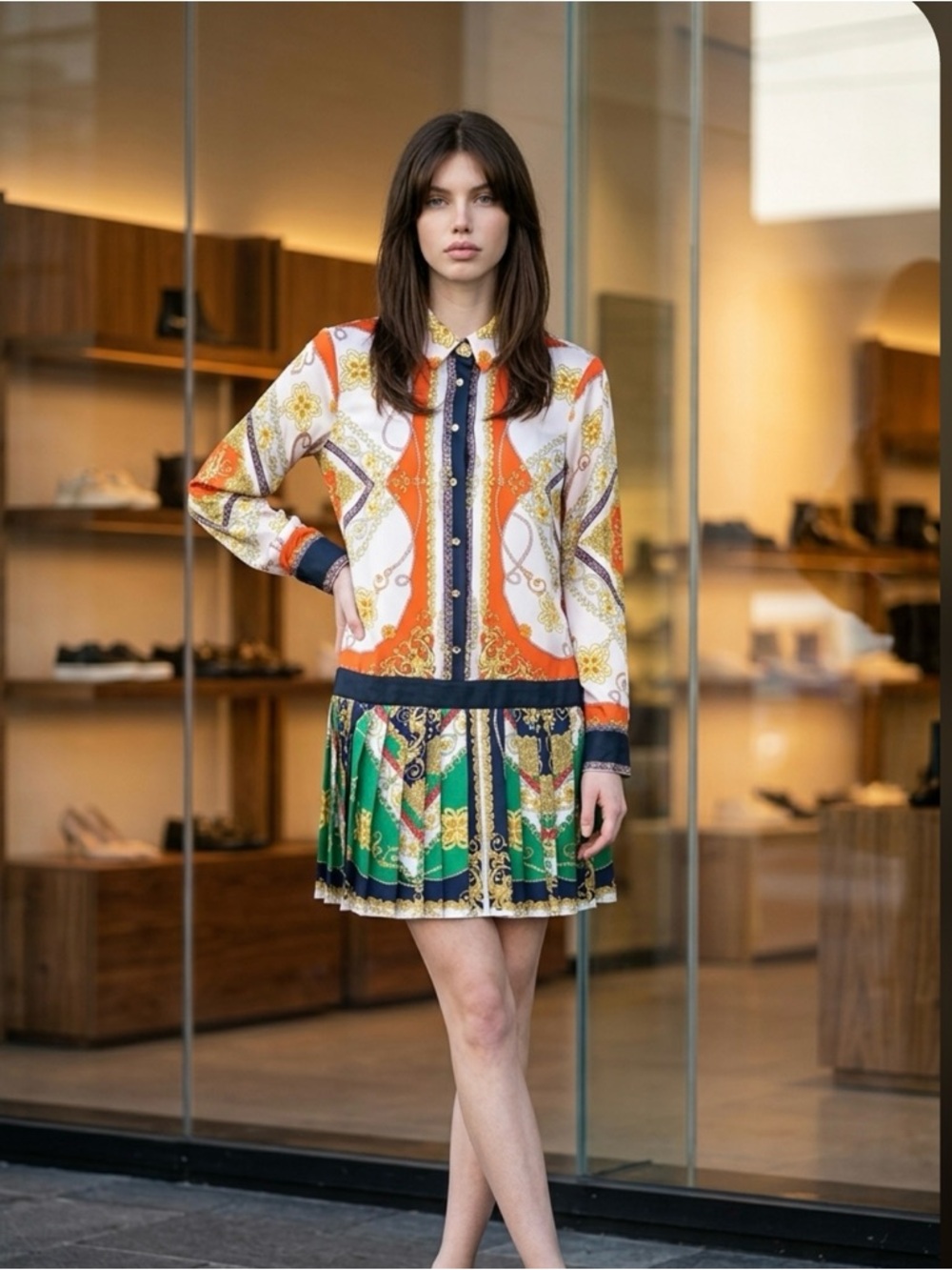 Colorful Zara Woman chemise/ dress